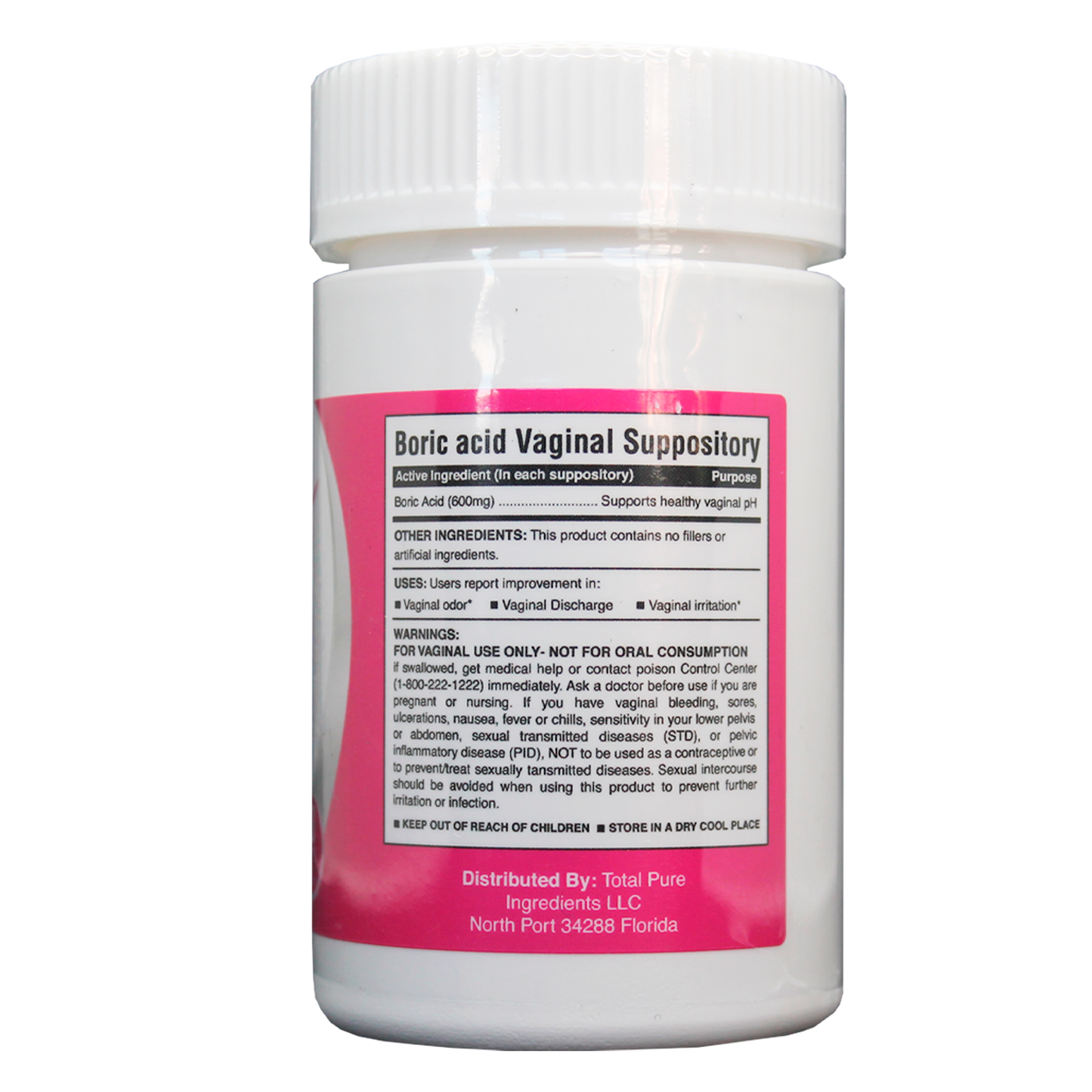 Boric Acid Vaginal Suppository - PH Harmony