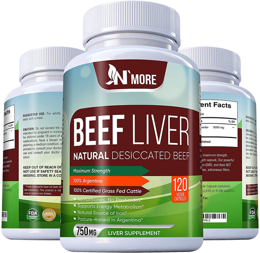 Beef Liver Suplemento Alimentario para la Anemia
