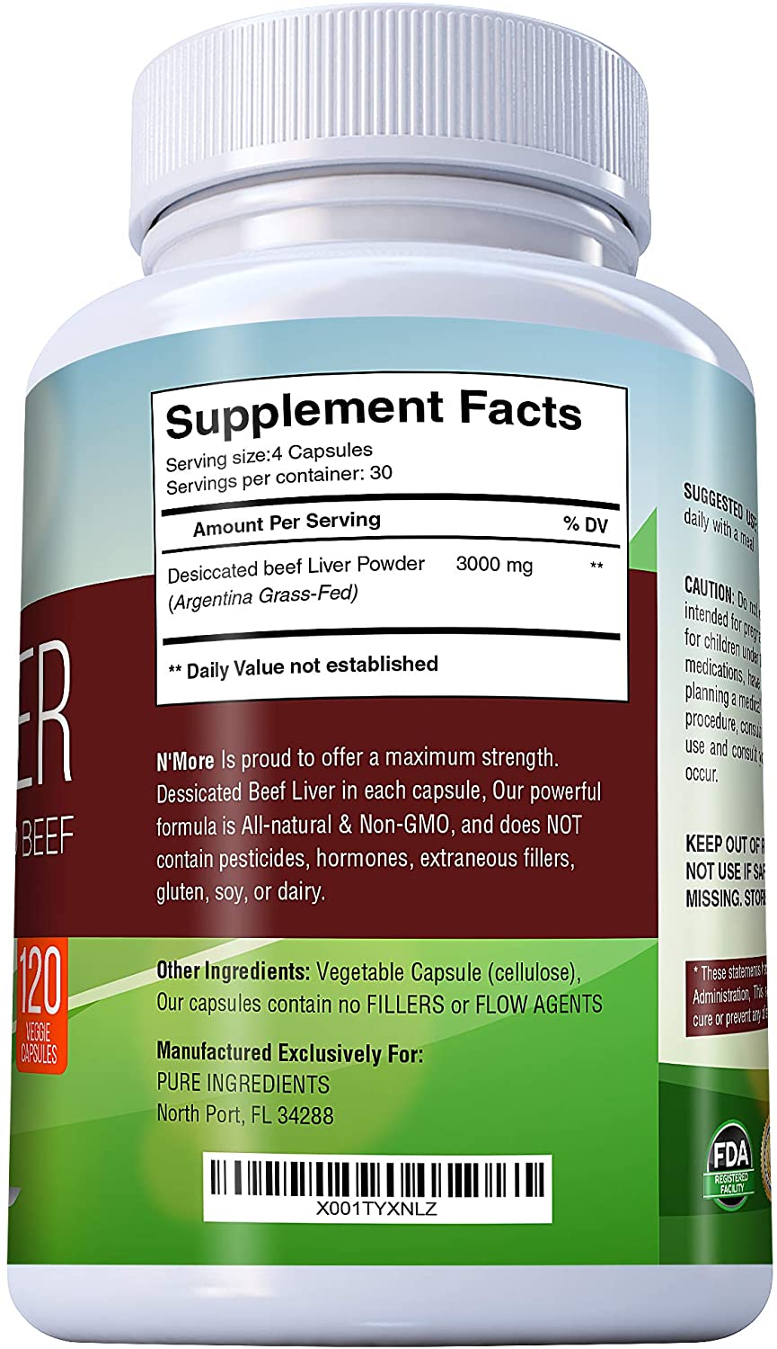 Beef Liver Suplemento Alimentario para la Anemia