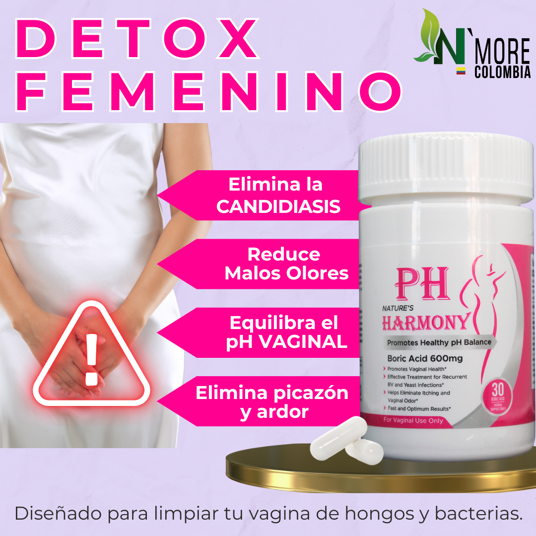 Supositorio vaginal ácido bórico - PH Harmony