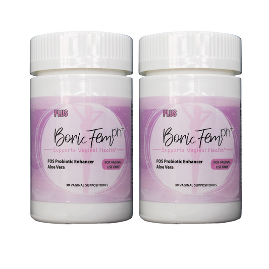 Supositorio vaginal ácido bórico - Boric Fem pH Plus x2