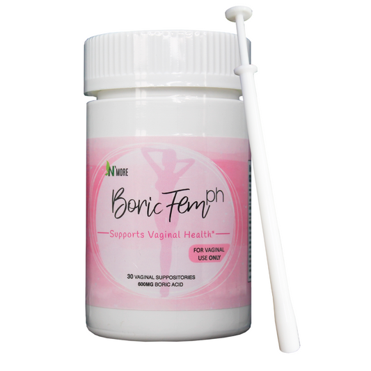 Supositorio vaginal ácido bórico - Boric Fem con aplicador